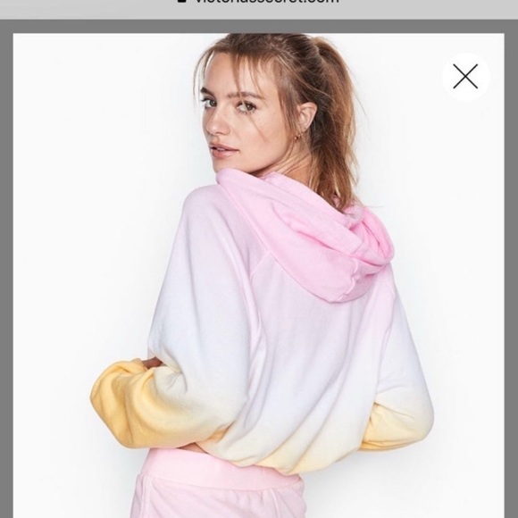 Vs Campus Hooded Pullover pink Tie-dye lg - Picture 4 of 11